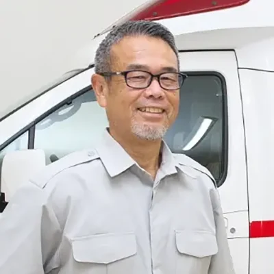 救急救命士科専任教員 坪田先生