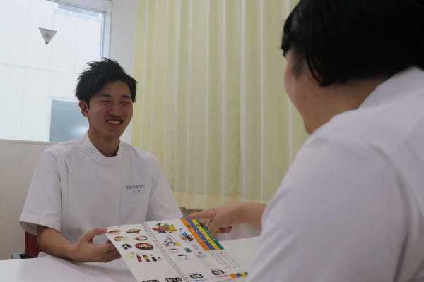 人と話すことが好きな自分にとって向いていると思ったから